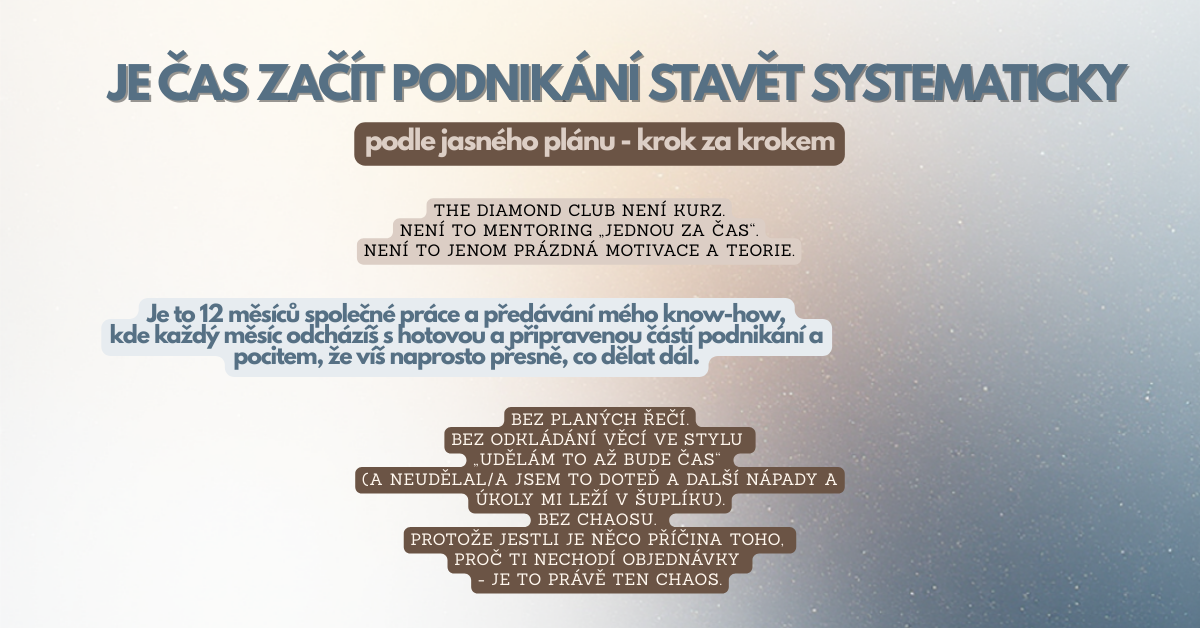 VYBROUSÍM Z VÁS DIAMANT 2čáást